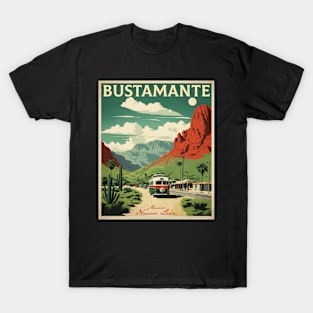 Bustamante Nuevo Leon Mexico Tourism Travel Vintage T-Shirt